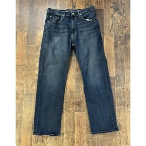 Falls Creek Jeans Men's Size 34x30 Relaxed Stretch Denim Medium Wash Mid Rise